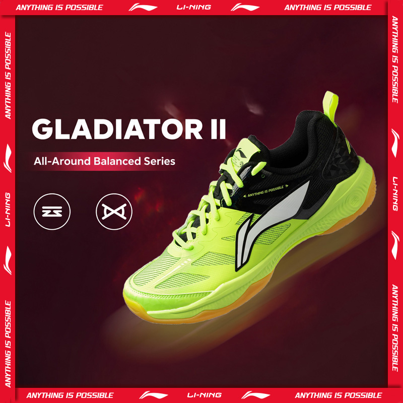 Badminton Raket - Li-Ning Unisex GLADIATOR Ⅱ Badminton Trainingsschoenen