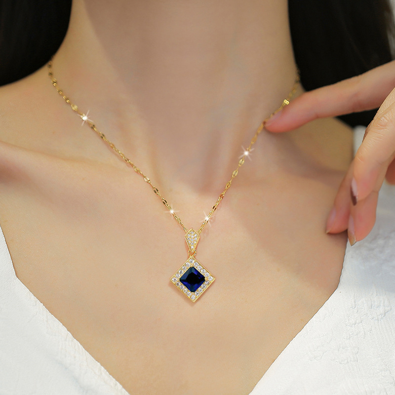 Badminton Victory - Luxe koninklijke hofstijl geometrische ruit marineblauwe