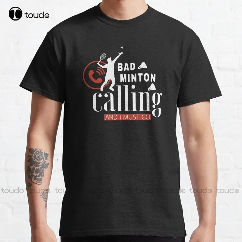 Badminton Is Calling - Nieuw Badminton Calling 3 Klassiek T-shirt