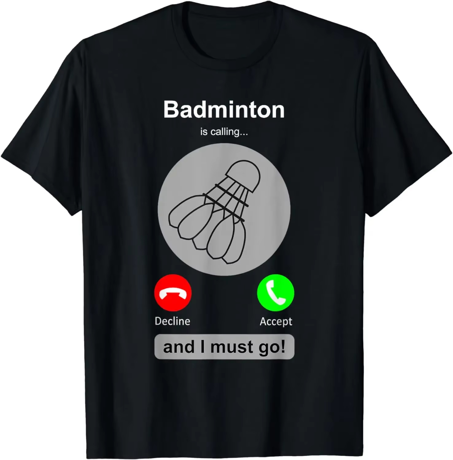 Grappig badminton shirt badmin - Badminton Is Calling recensie en prijs