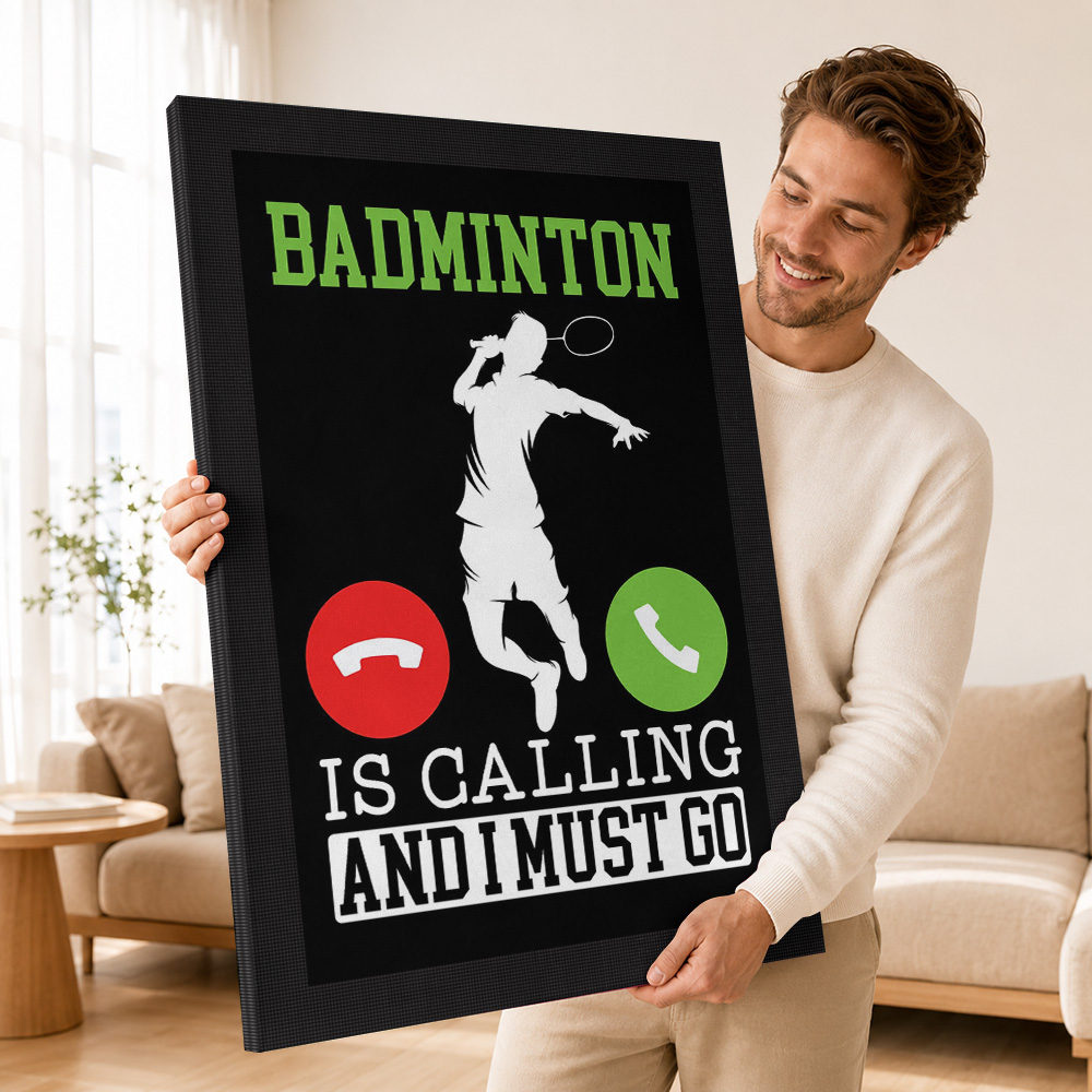 Badminton roept! Canvas print  - Badminton Is Calling recensie en prijs