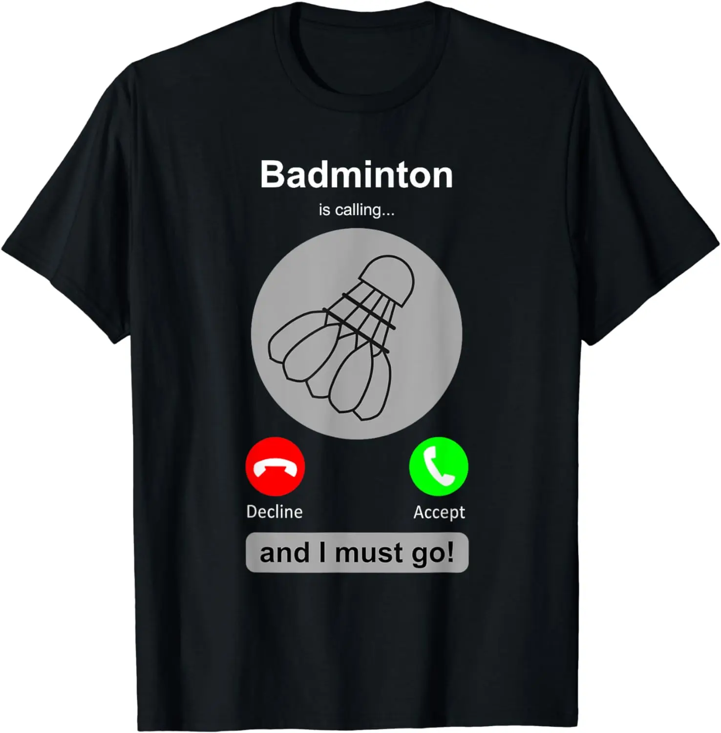 Grappig badminton shirt badmin - Badminton Is Calling recensie en prijs