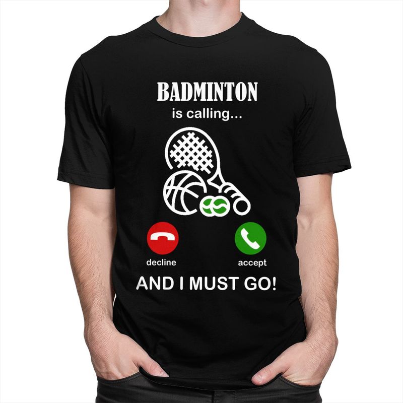 Badminton Rufen T-shirts Manne - Badminton Is Calling recensie en prijs