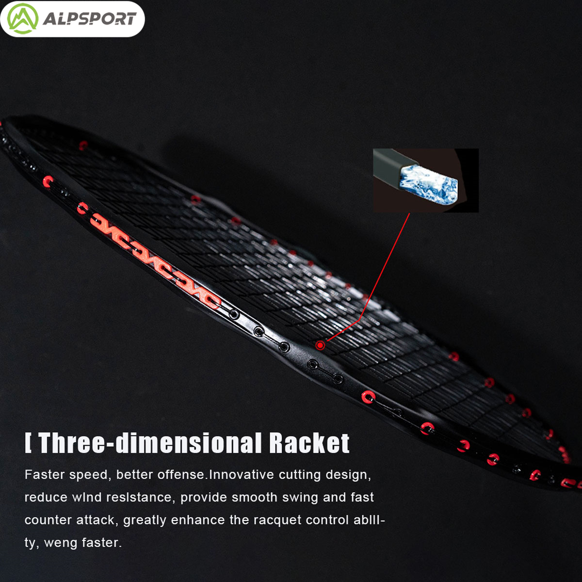 Alpsport MH-V5 5U 75g Golvend  - Badminton Yonex String recensie en prijs