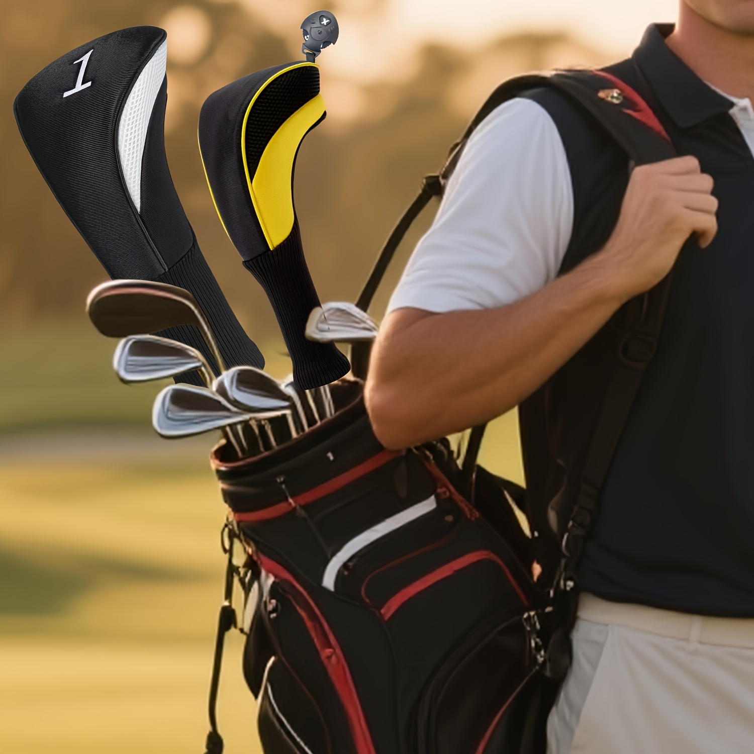 5 stuks golfclubhoofdbescherme - Badminton Club recensie en prijs